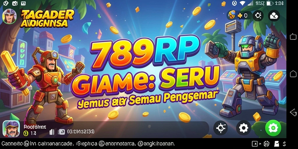 Tangkapan layar 789RP menunjukkan gameplay seru penuh tantangan.