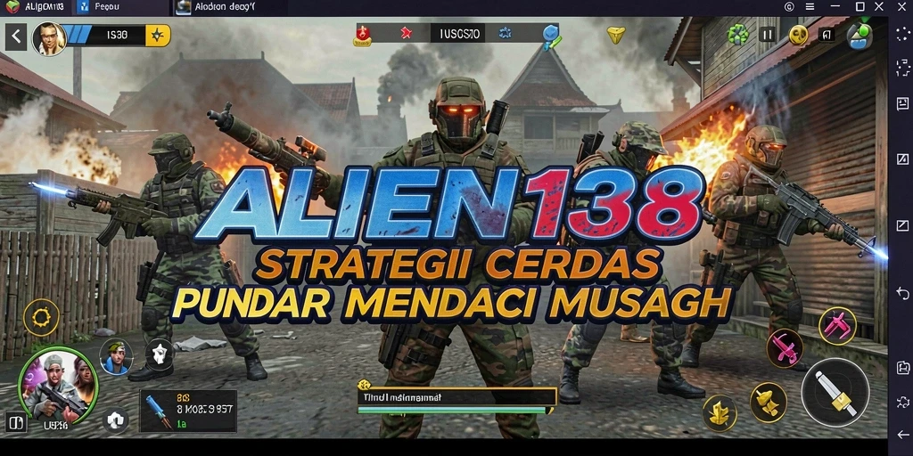 Tampilan gameplay strategis yang mendebarkan di ALIEN138.