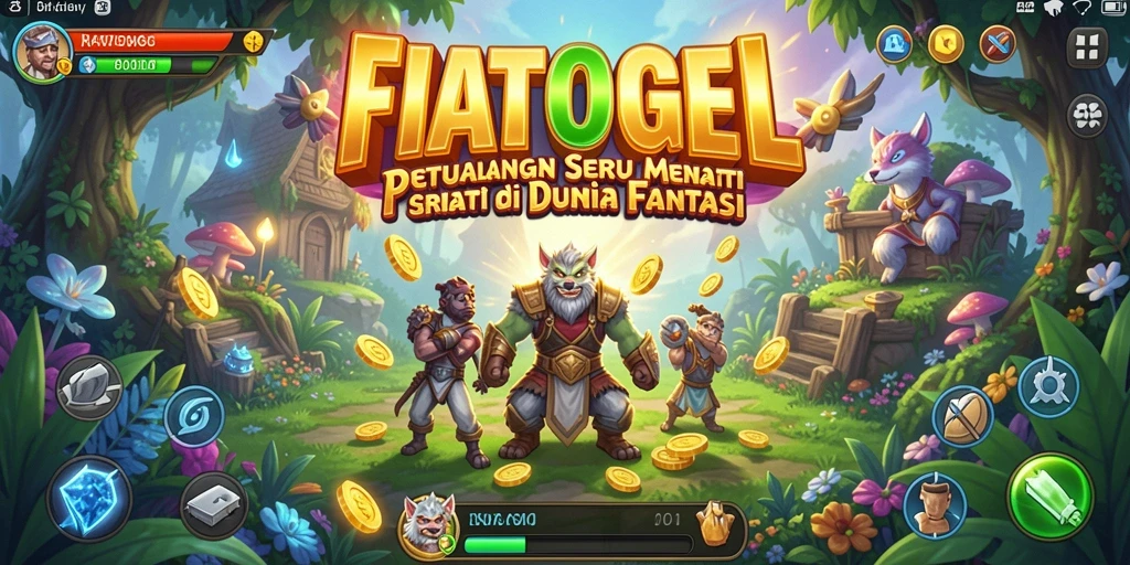 Tangkapan layar menunjukkan aksi seru dalam petualangan FIATOGEL.