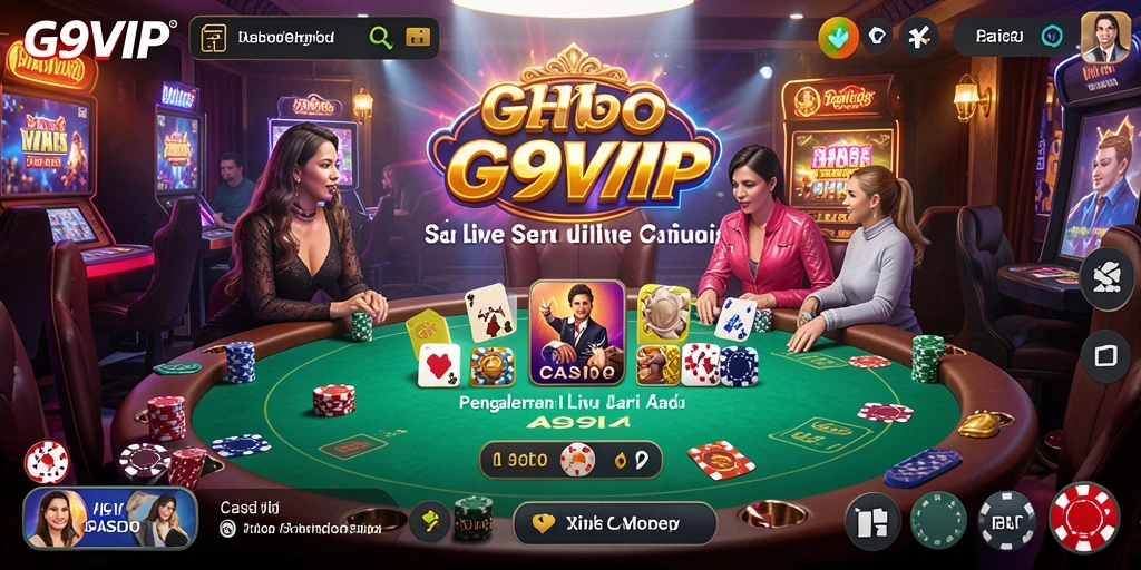 Tampilan gameplay Live Casino yang mengasyikkan dan interaktif.