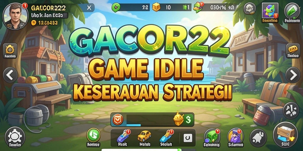 Tampilan gameplay seru dan karakter unik di GACOR22.