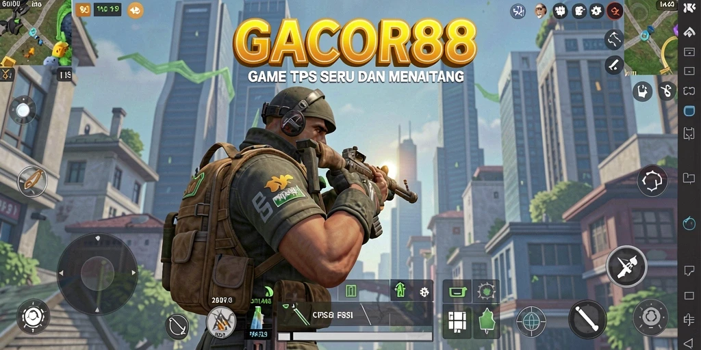 Screenshot gameplay GACOR88 menampilkan aksi tembak-menembak yang seru.