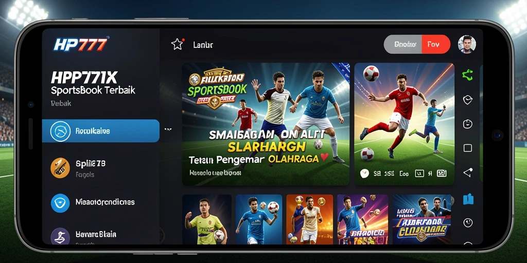 Tampilan gameplay Sportsbook yang menarik dan interaktif.
