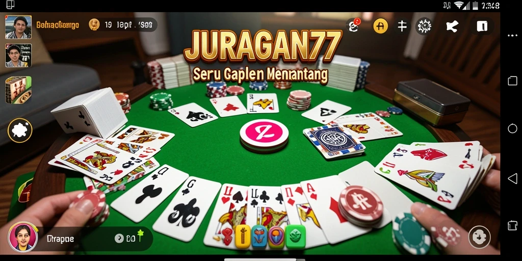 Tampilan gameplay seru dan menarik pada JURAGAN77.