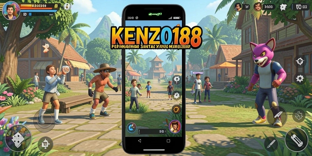 Tampilan gameplay KENZO188 yang seru dan menghibur.