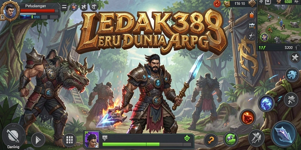 Screenshot gameplay menampilkan aksi seru dalam dunia ARPG.