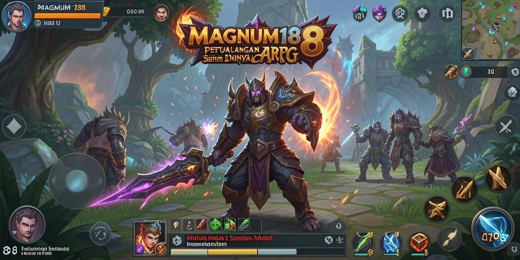 Tampilan gameplay epik dalam MAGNUM188 yang mendebarkan.