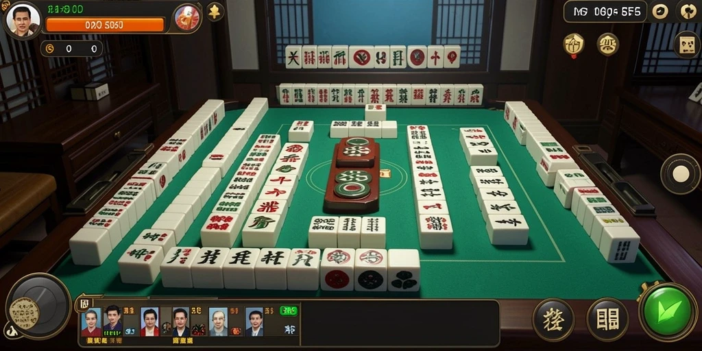Gameplay <strong>MAHJONG500</strong> dengan tantangan mencocokkan ubin yang seru.