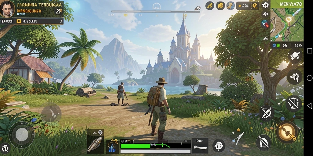 Gameplay MENYALA78 dalam dunia terbuka yang menakjubkan.