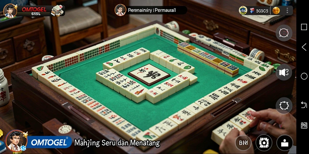 Gameplay seru dan menarik dari OMTOGEL Mahjong.