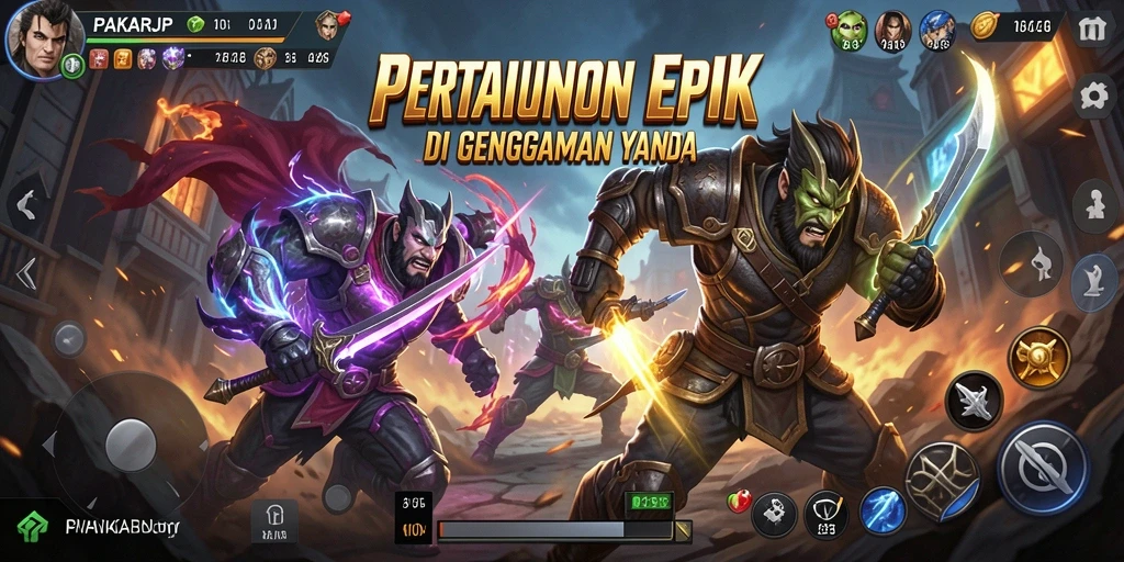 Tampilan menarik dari pertarungan seru PAKARJP.