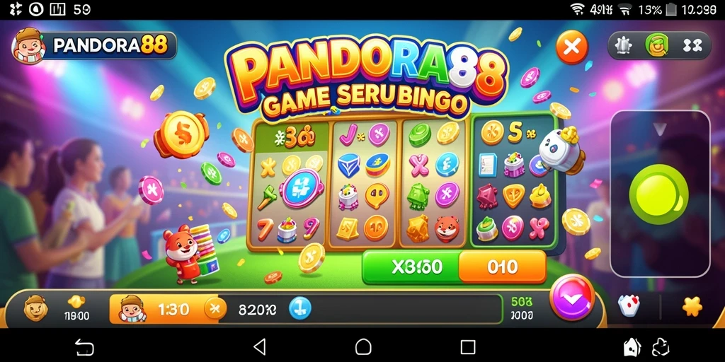 Tampilan gameplay seru di PANDORA88 yang menampilkan suasana Bingo.