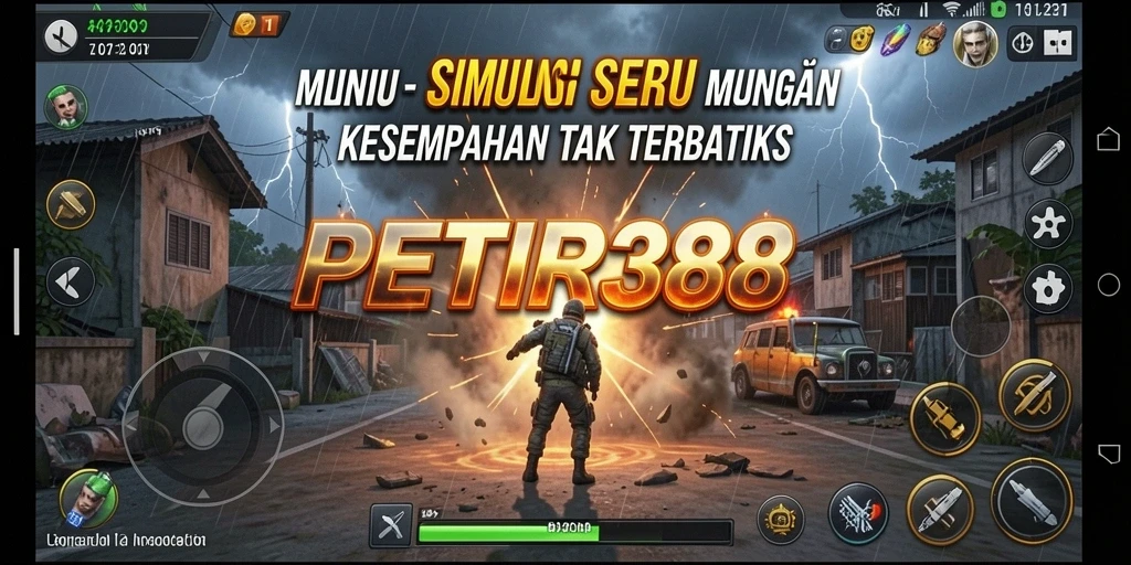 Tampilan gameplay seru dalam PETIR388 dengan grafis realistis.