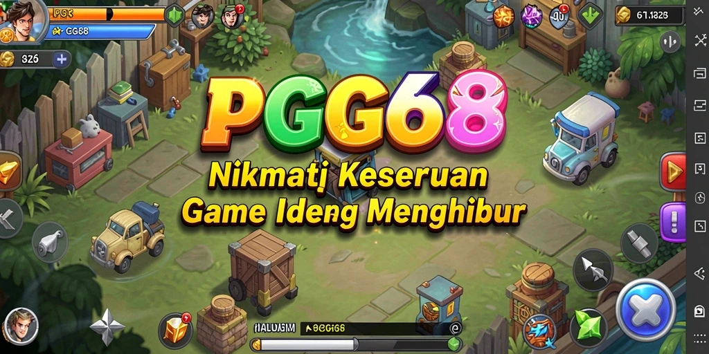 Tampilan gameplay PGG68 yang menarik dan interaktif sebagai game Idle.
