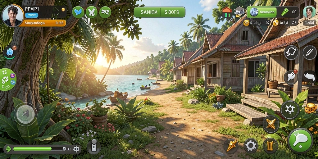 Screenshot gameplay RPVIP1 menampilkan tantangan seru dalam game Casual.