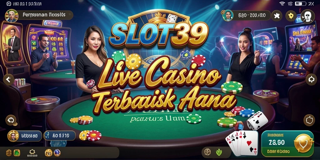 Gameplay Live Casino yang seru dan interaktif di SLOT39.
